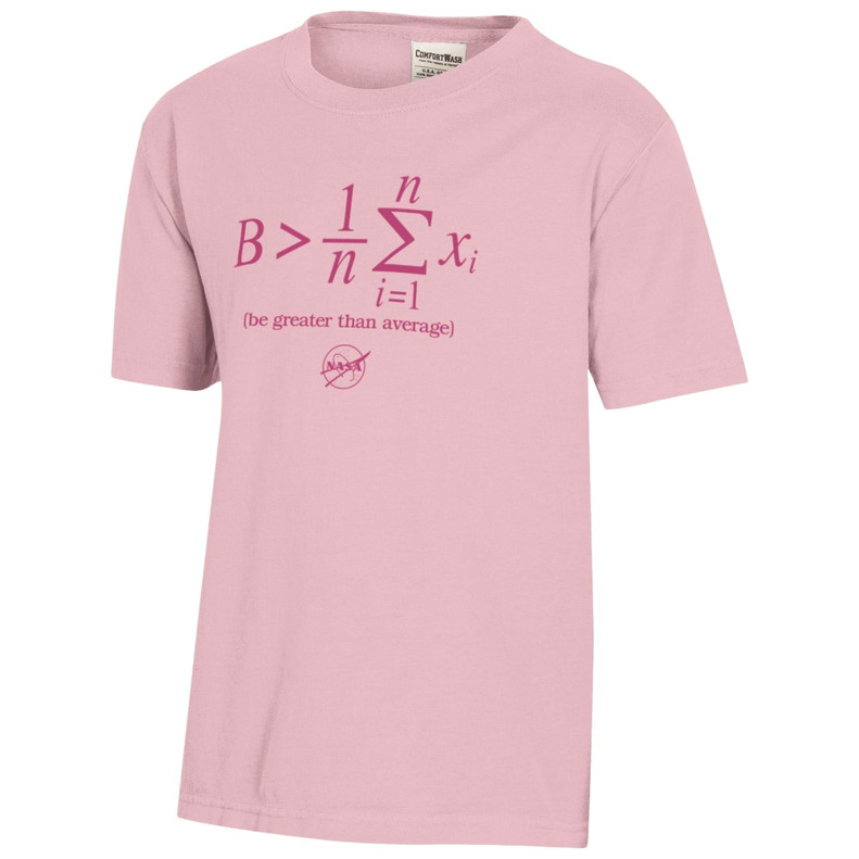 Youth Be Greater Than Average Tee Pink