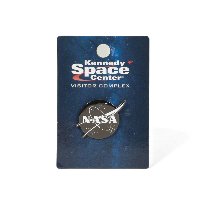 NASA Meatball Pin Black
