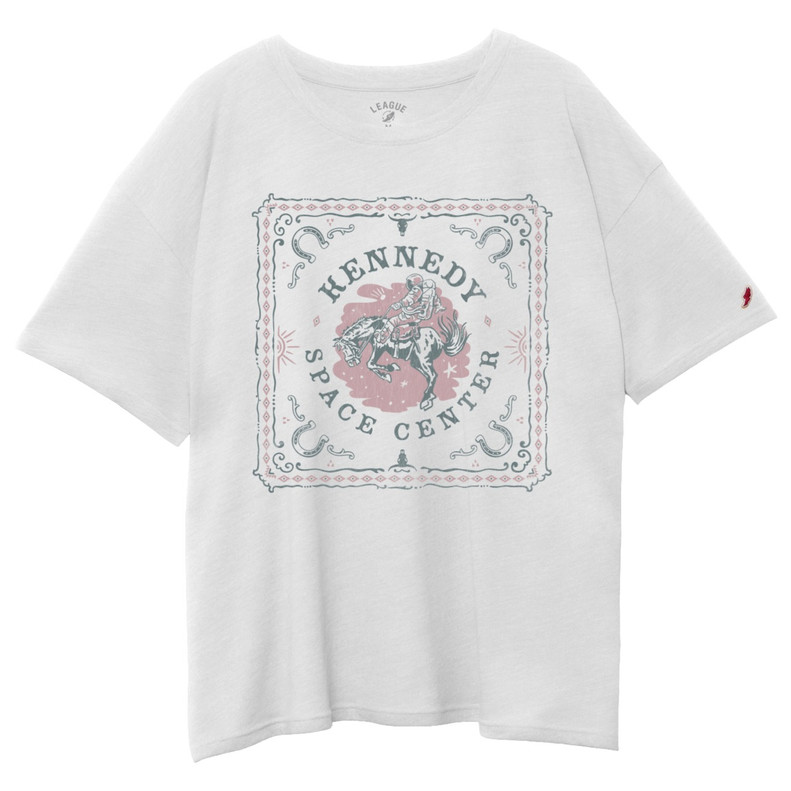 Women's Space Cowboy Oversized Tee Heather Canvas