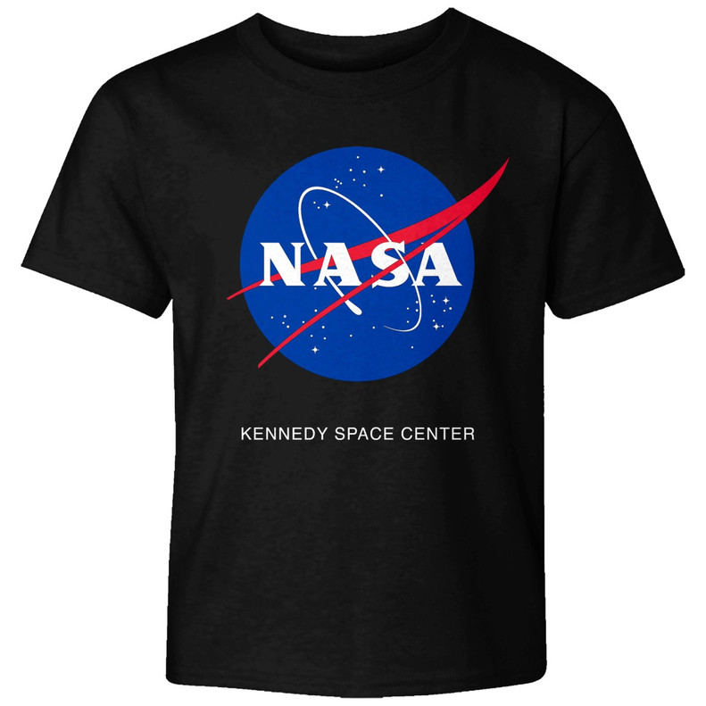 Youth Kennedy Space Center NASA Meatball Tee Black
