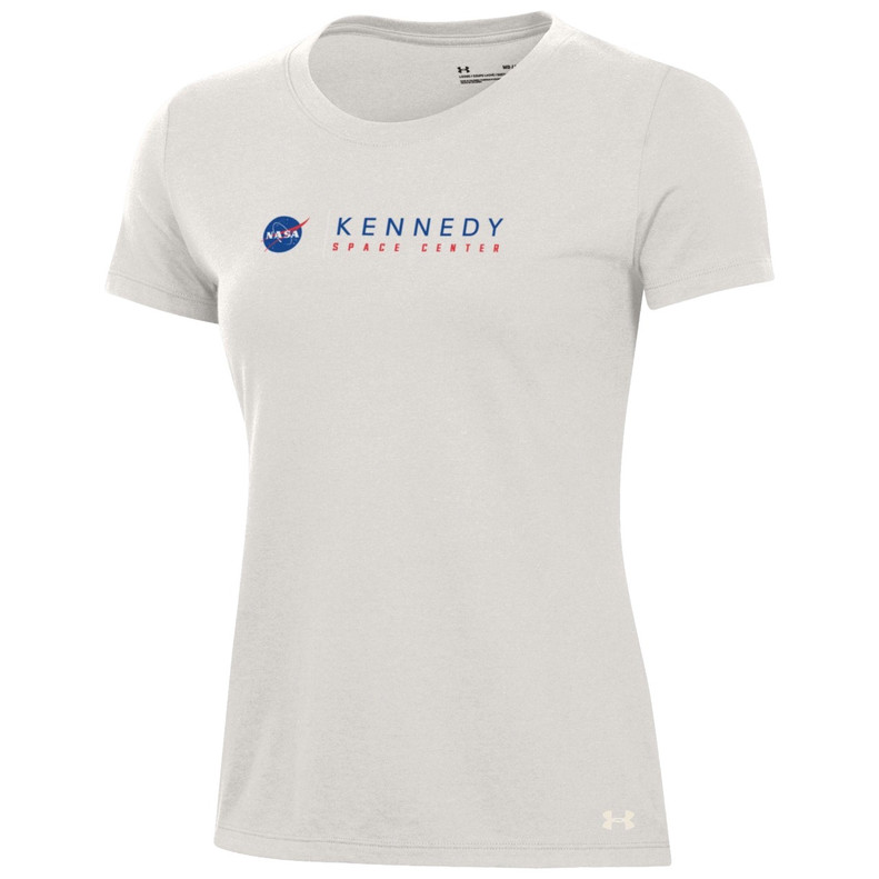 Under Armour Women's NASA Meatball Performance Cotton Tee Stone