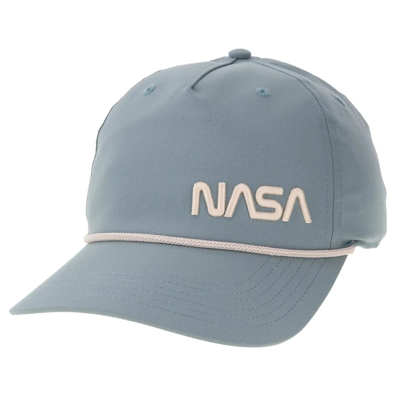 NASA Worm Navigator Hat Island Blue & Cream