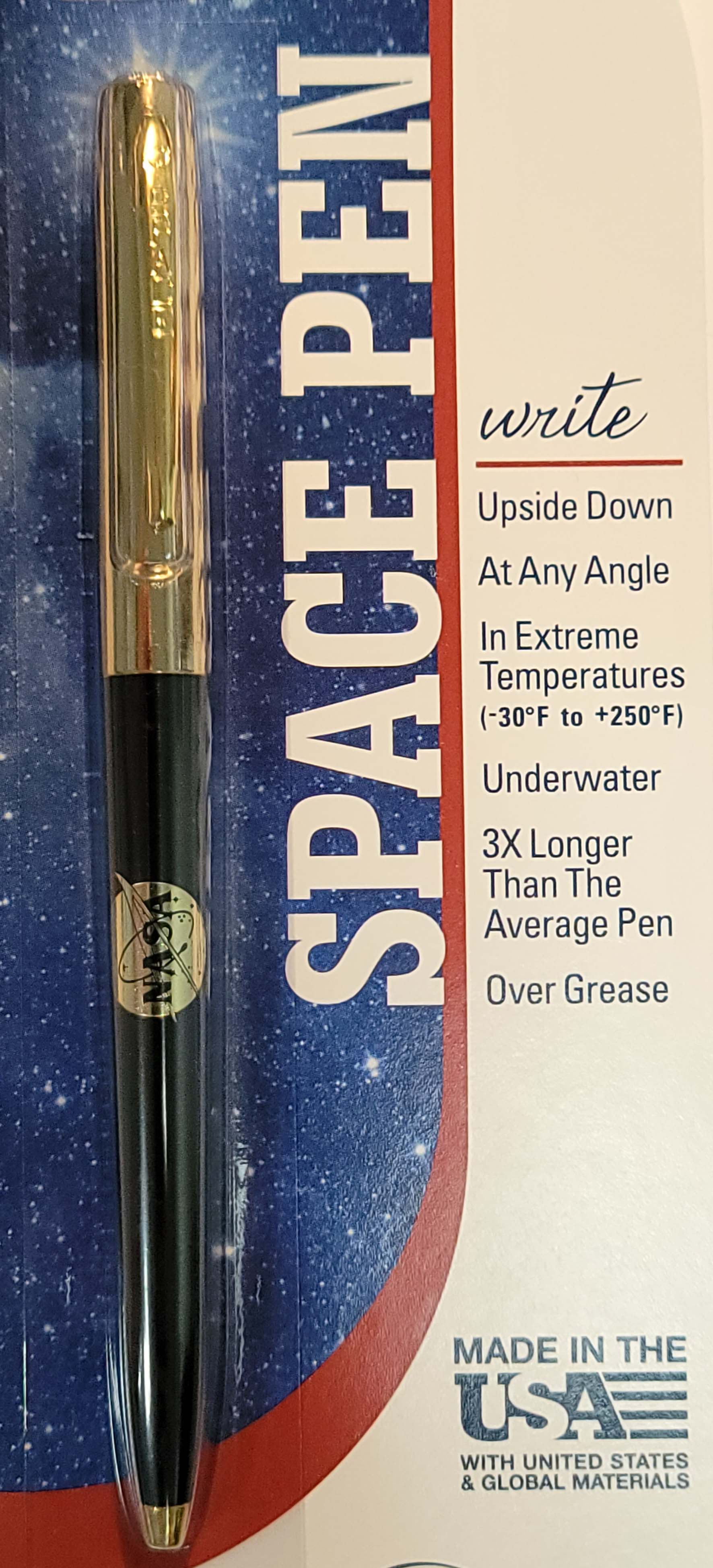 Fisher Space Pen NASA認定品 Fisher Space Pen NASA Meatball Space Pen Black