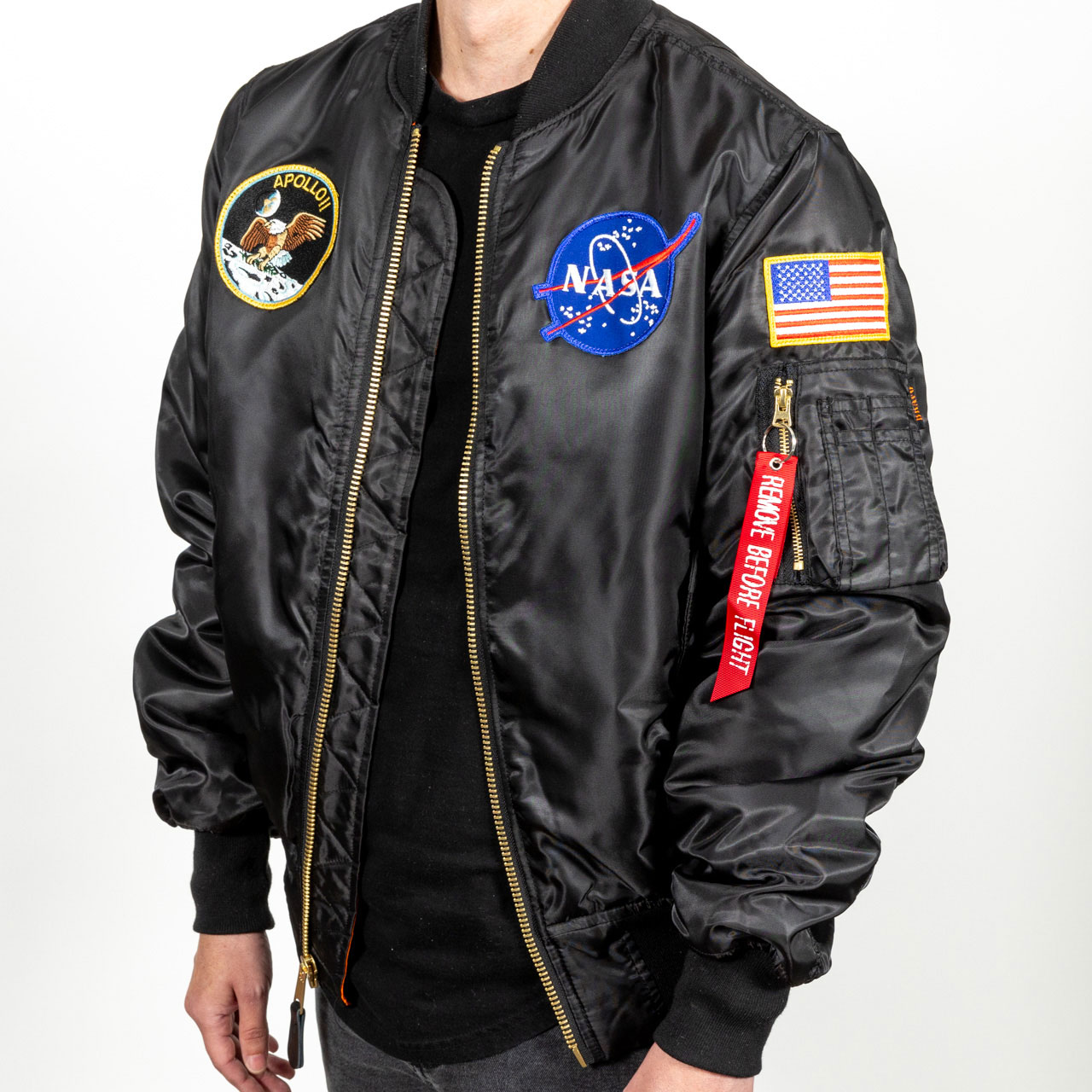 Apollo Program Bomber Jacket - Kennedy Space Center Space Shop