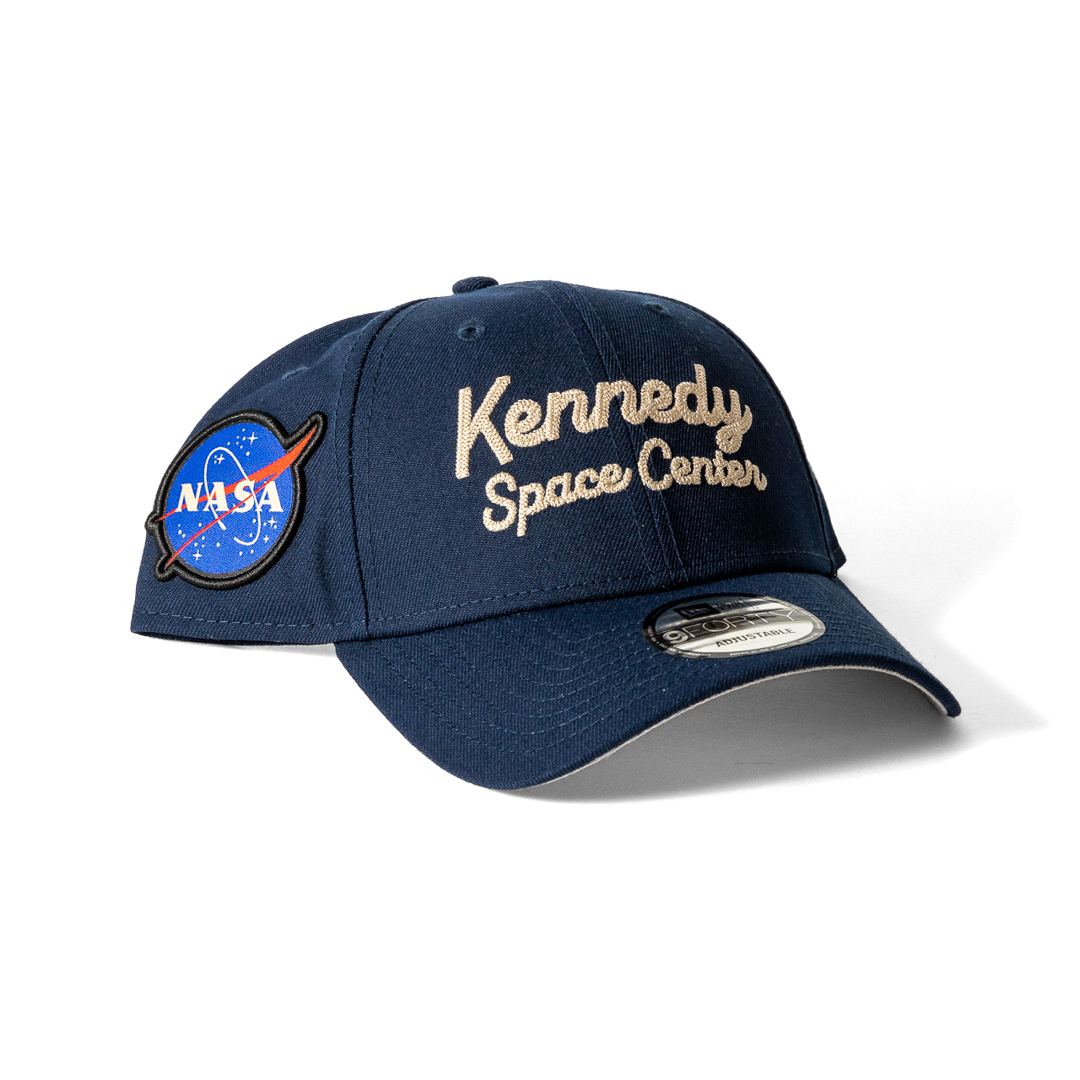 New Era Kennedy Space Center Chain Stitch Hat Oceanside Blue