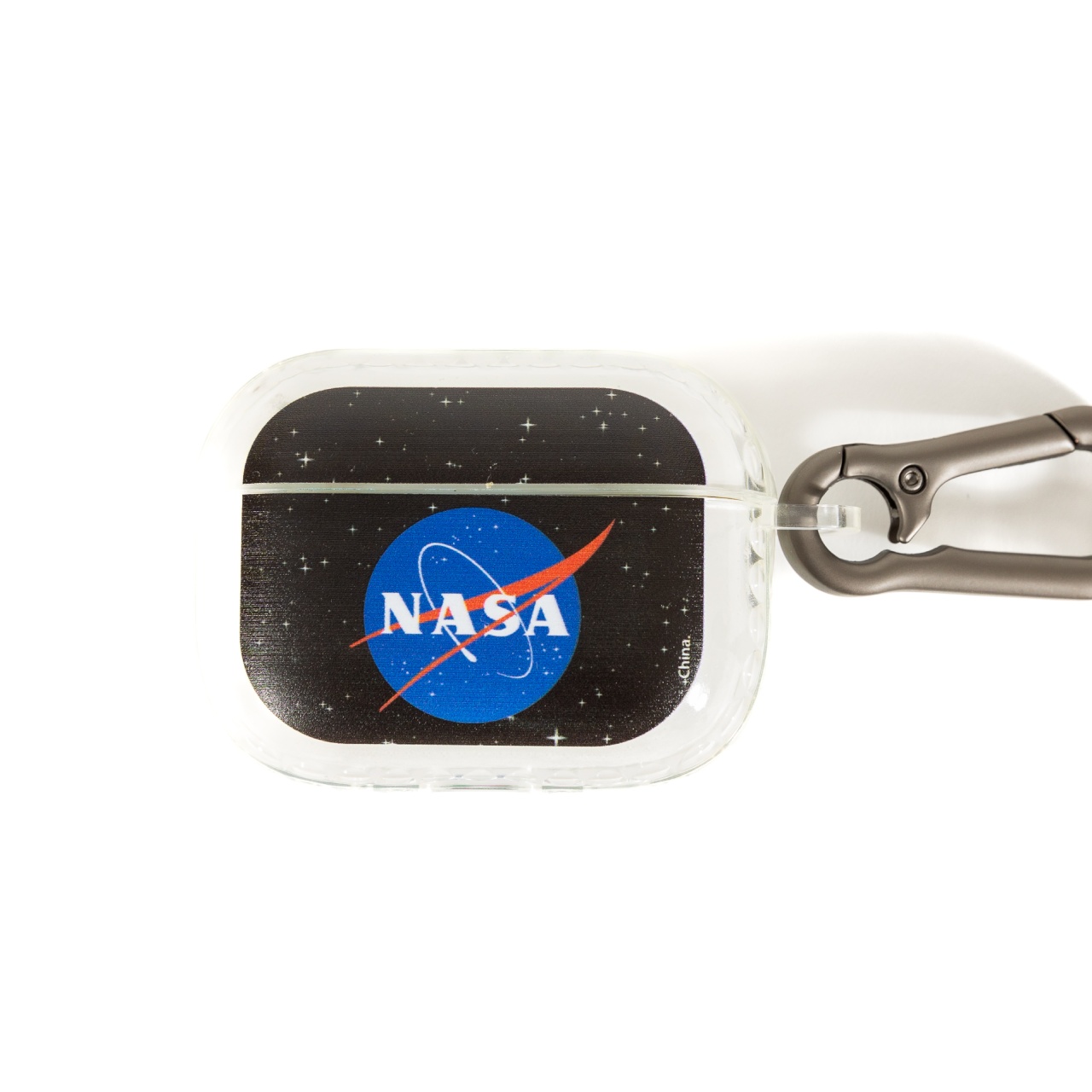 NASA Meatball AirPods Pro Compatible Case Cover With Caribiner