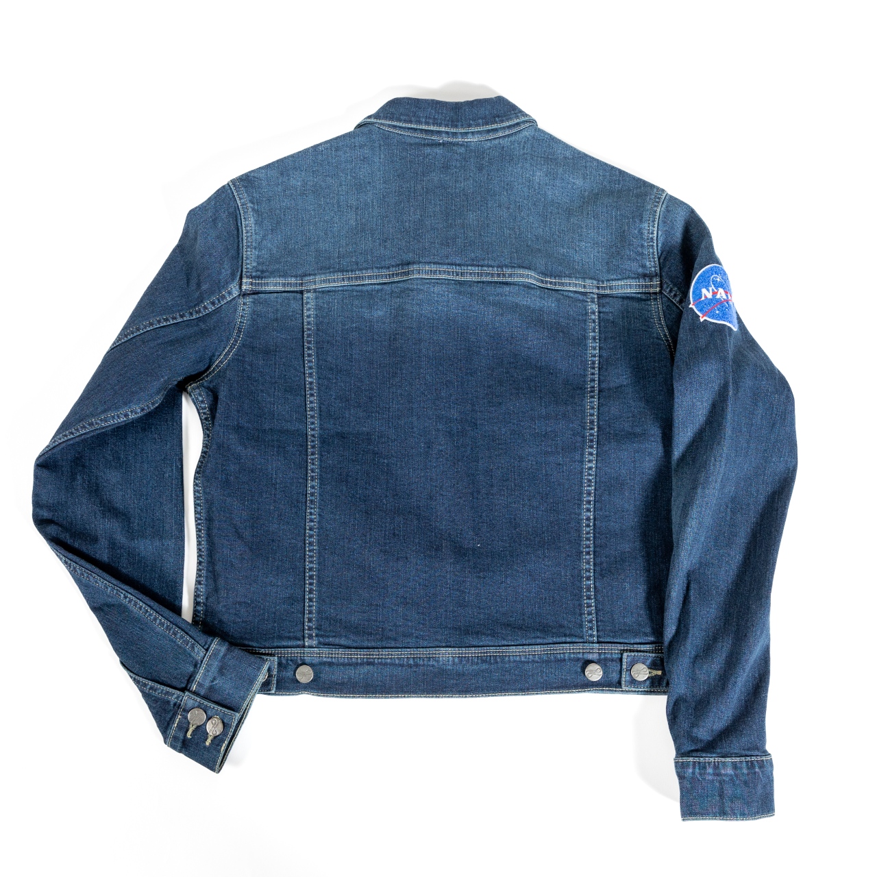 Lusso Women's NASA Logos Denim Jacket