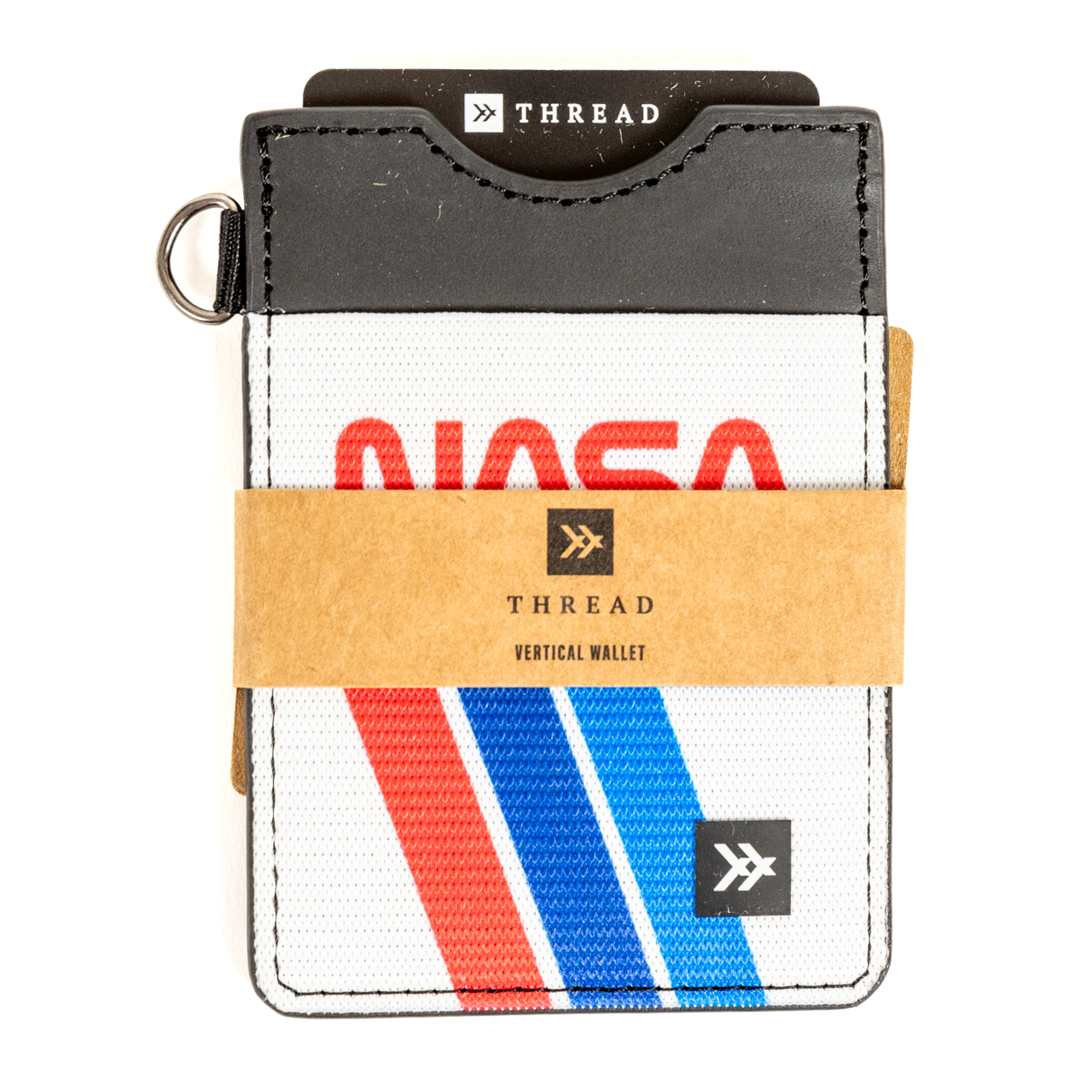 Thread Vertical Wallet Retro NASA Worm Logo Thread Vertical Wallet Retro NASA Worm Logo