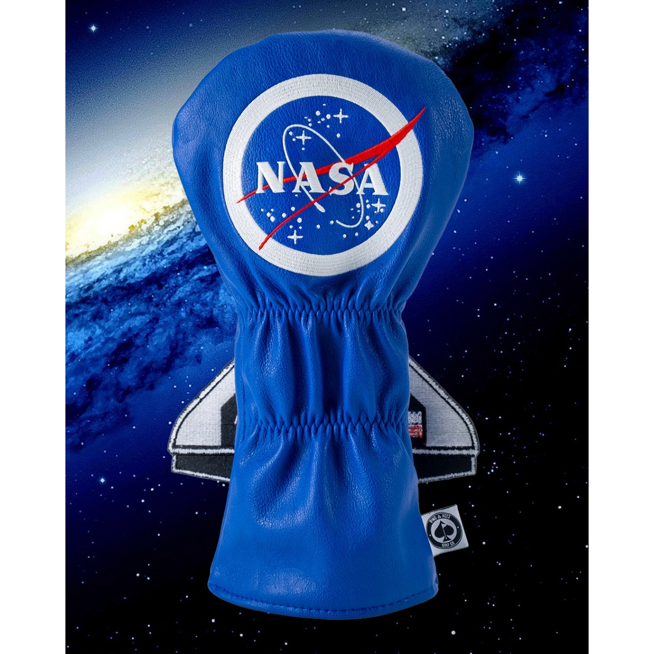 Pins and Aces NASA Space Shuttle Golf Driver Cover - Thumbnail 3