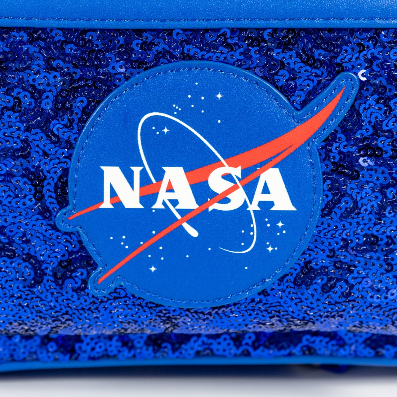 Loungefly NASA Logos Sparkle Backpack