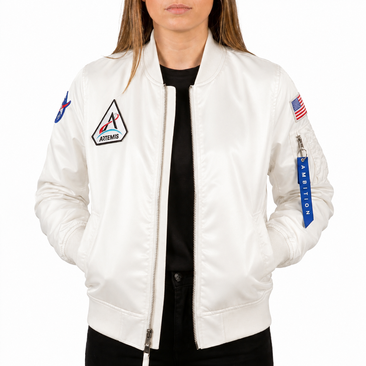 Women's Artemis Flight Jacket White