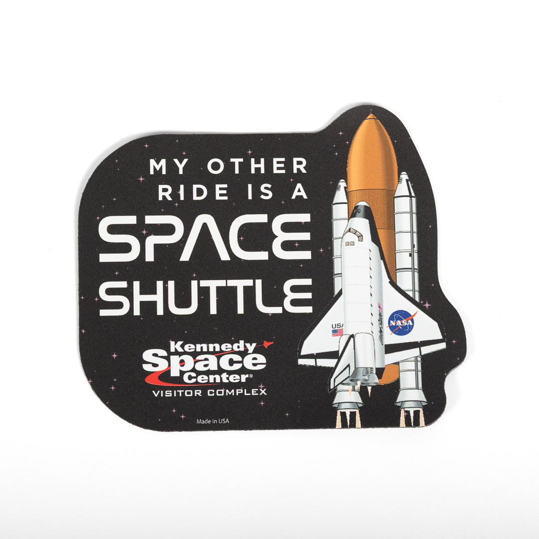 My Other Ride Is A Space Shuttle Die Cut Car Magnet