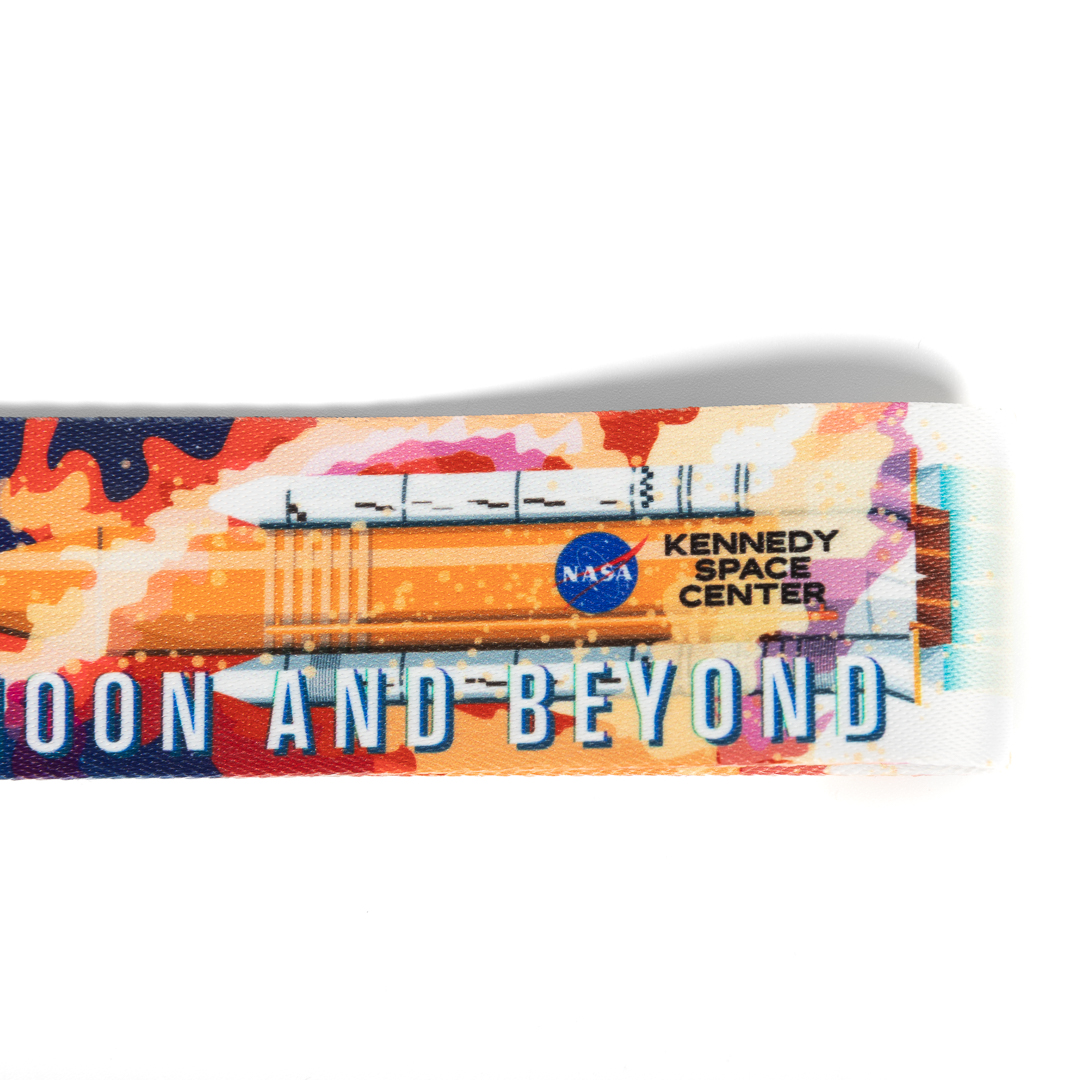 Kennedy Space Center Moon & Beyond Grab And Go Keychain