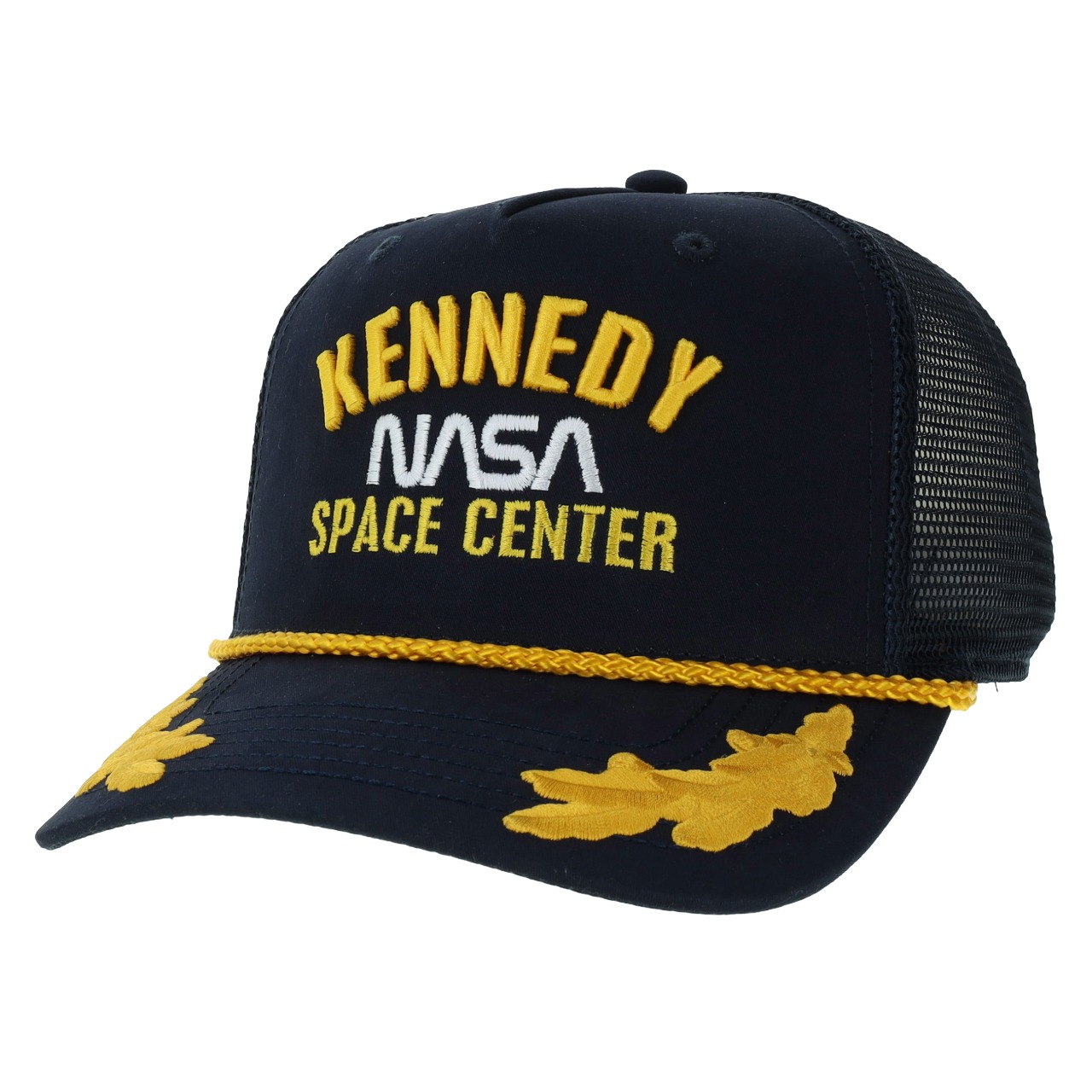 Kennedy Space Center LC-39 Gold Rope Admiral Hat - Kennedy Space