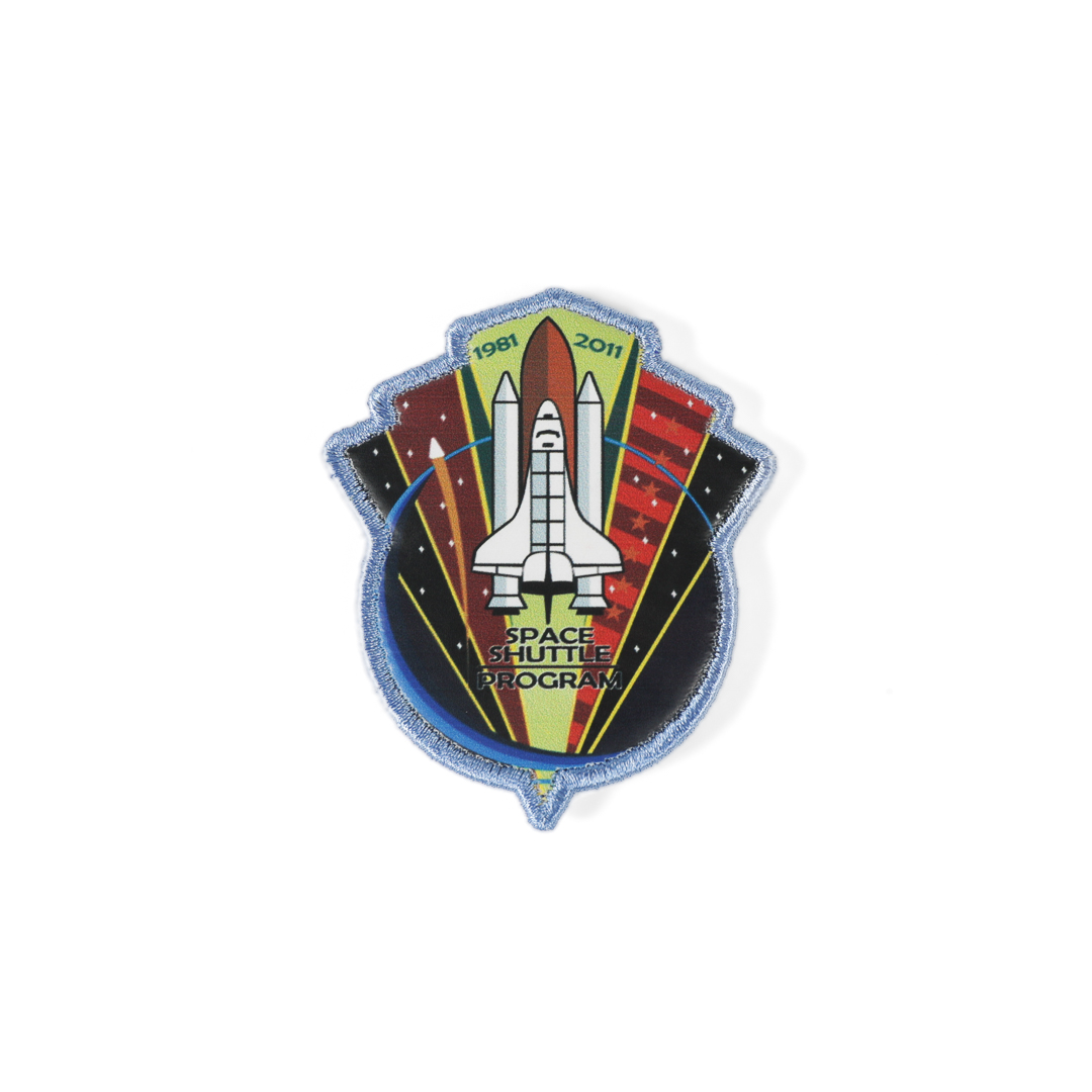 Space Shuttle Program Embroidered Patch Magnet