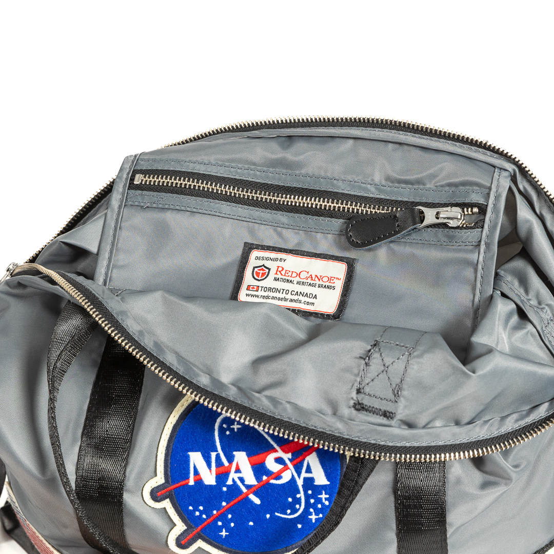 NASA オリジナル ヘルメットバッグ Bag Helmet NASA Grey