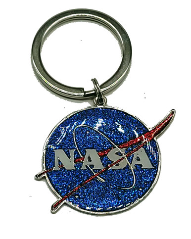 Glitter Astronaut Keychain - NASA Gear