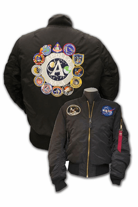 Apollo Program Bomber Jacket - Kennedy Space Center Space Shop