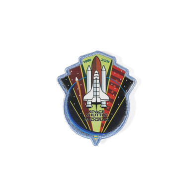 Space Shuttle Program Embroidered Patch Magnet