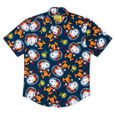 RSVLTS® Snoopy In Space KUNUFLEX Short Sleeve Shirt