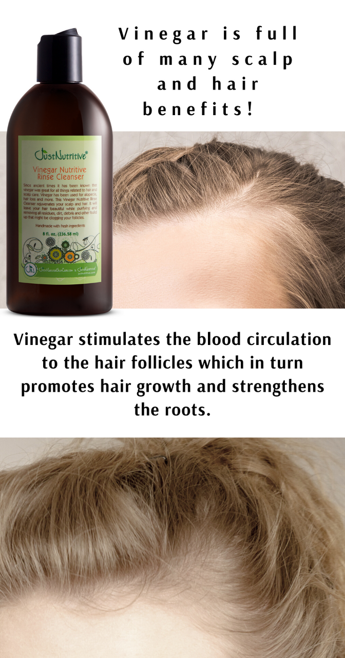 Vinegar Nutritive Rinse Cleanser | Thin Hair - Grow New Hair | Just ...