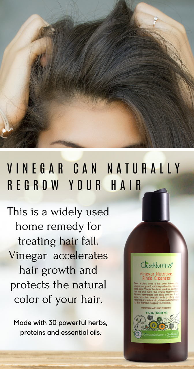 Vinegar Nutritive Rinse Cleanser | Thin Hair - Grow New Hair | Just ...
