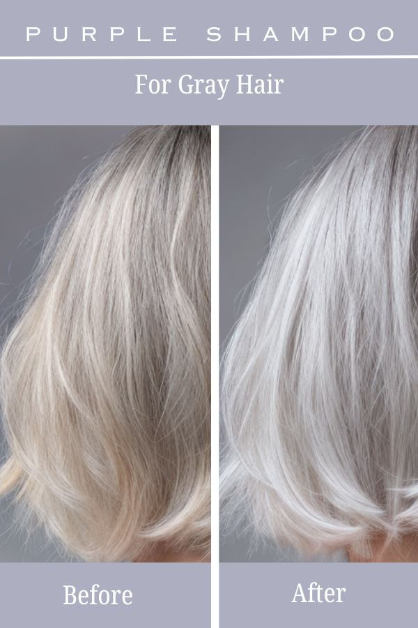 Sulfate-Free Purple Shampoo For Gray & Silver Hair, 16 Fl Oz For Women