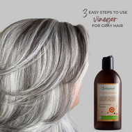 3 Easy Steps to Use Vinegar for Gray Hair