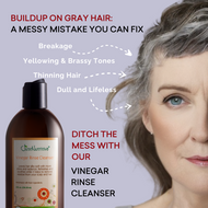Buildup on Gray Hair: A Messy Mistake You Can Fix!
