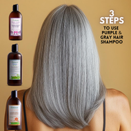 3 Steps to Use Purple and Gray Hair Shampoo