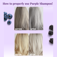 How to properly use our Purple Shampoo!