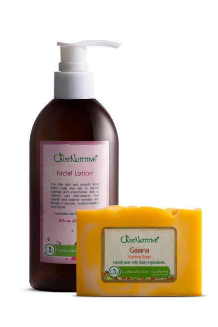 Nutritive Facial Lotion & Gaiana Soap Duo Nutritive Facial Lotion & Gaiana Soap Duo