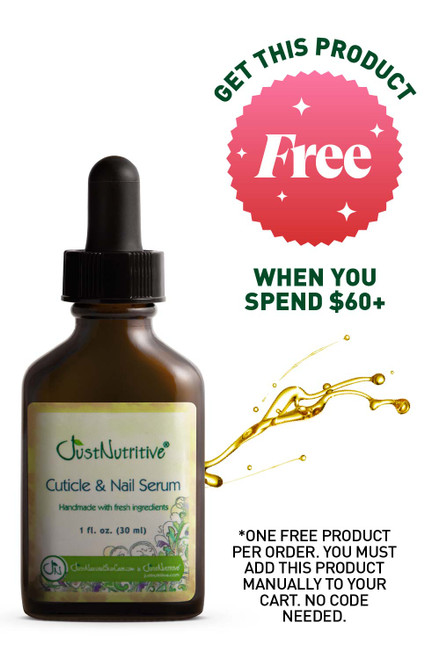 Glass bottle of the product - Free product