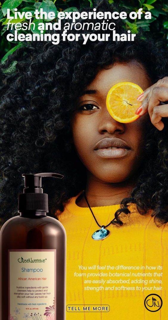 African American Hair Shampoo Natural Black Hair Just Nutritive