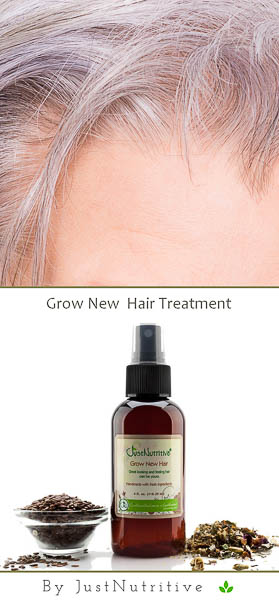 Grow New Hair Treatment for Gray Hair | Just Nutritive