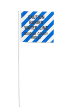Printed Pattern Stripe Flag