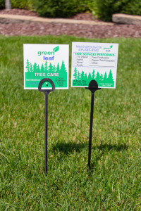 Front and Back View of Marking Signs