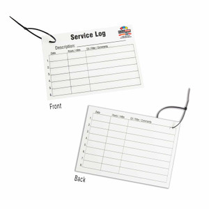 Service Tag (Front and Back)