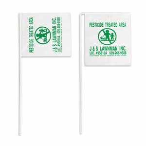 Banner-Style Vinyl Printed Flag - 4" x 5"