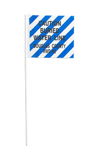 Printed Pattern Stripe Flag