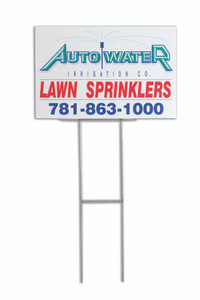 Corrugated Yard Sign