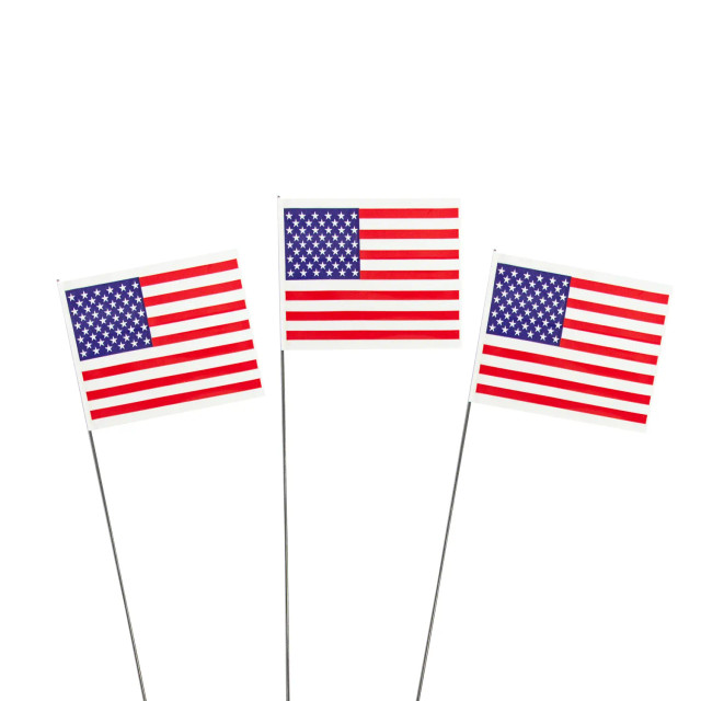 American High Gloss Poly Flag – 4″ x 5″