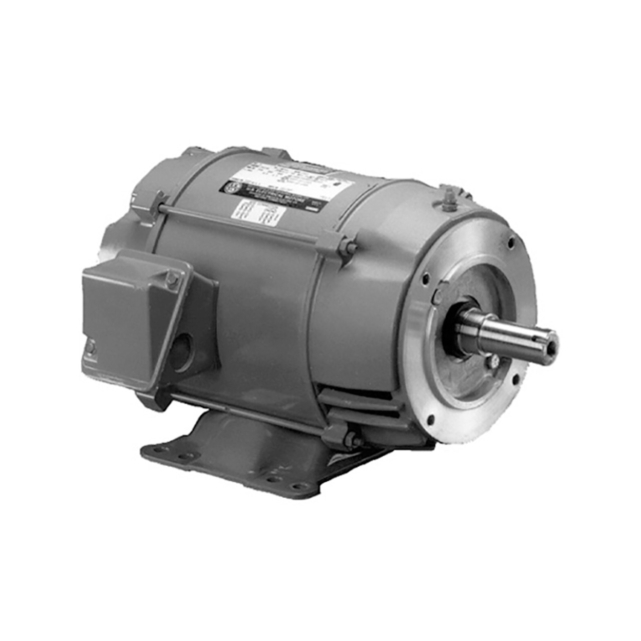 US Motors (Nidec), AC Motor, D5P1DC, 5 HP, 3600 RPM, Three Phase