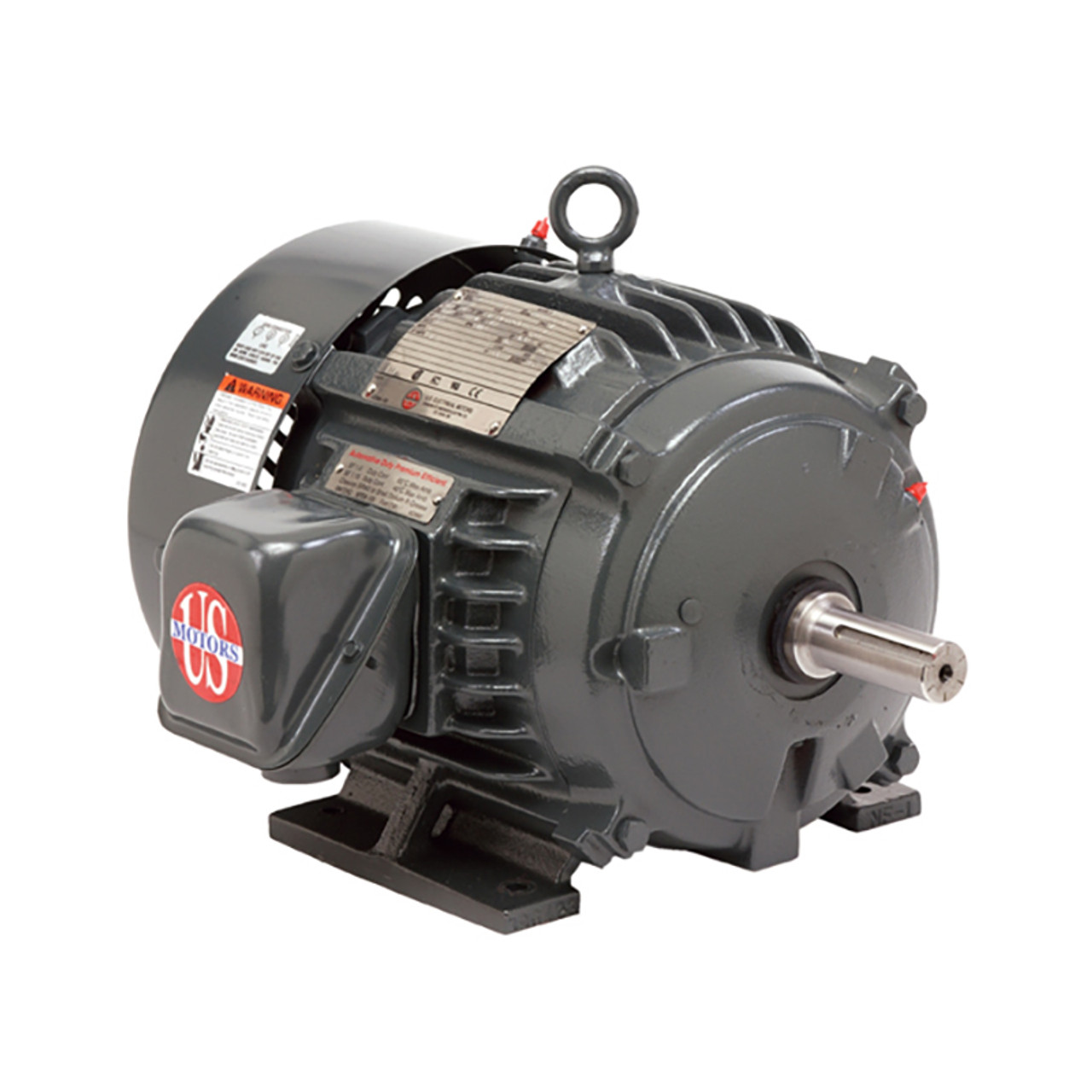 US Motors (Nidec), AC Motor, H25P2G, 25 HP, 1800 RPM, Three Phase