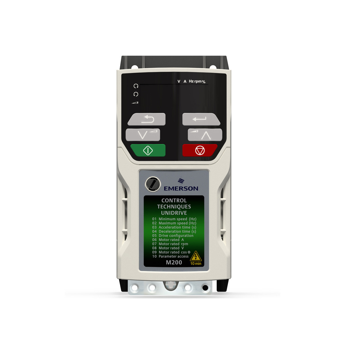 2HP 230V Control Techniques VFD, Inverter, AC Drive M200-02200075A