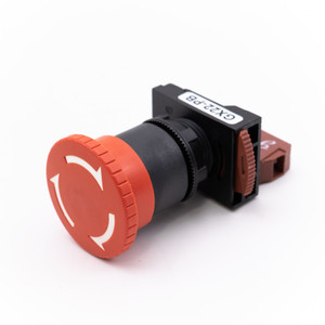 Galt Electric, X22 Series, Emergency Stop (E-Stop), 22MM, UL, Emergency Stop, 40MM Mushroom, Twist to Release, 1 NC Contact, GX22-PB-J01R (GX22-PB-J01R) Galt Electric, X22 Series, Emergency Stop (E-Stop), 22MM, UL, Emergency Stop, 40MM Mushroom, Twist to Release, 1 NC Contact, GX22-PB-J01R (GX22-PB-J01R)