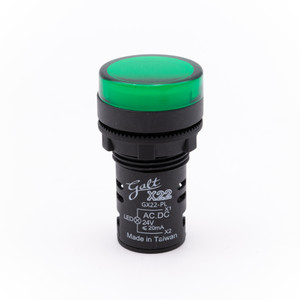 Galt Electric, X22 Series, Pilot Light, 22MM, UL, LED, 24V AC/DC, Green, GX22-PL-GA (GX22-PL-GA)