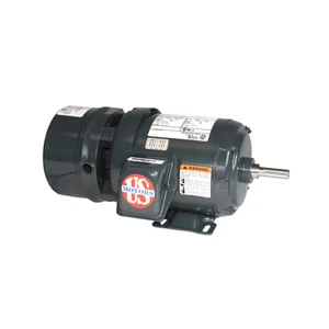 US Motors (Nidec), AC Motor, 1 HP, 1800 RPM, Three Phase, 208-230/460 V, 60 Hz, 143T (BMU1S2A)
