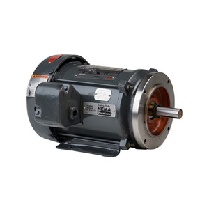 US Motors (Nidec), AC Motor, C10P1BC, 10 HP, 3600 RPM, Three Phase, 230/460 V, 60 Hz, 215TC (C10P1BC)