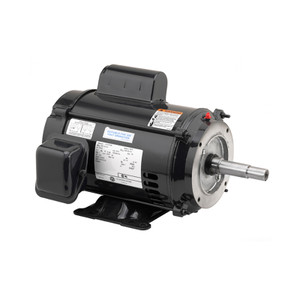 US Motors (Nidec), AC Motor, DJ10C1K21M, 10 HP, 3600 RPM, Single Phase, 230 V, 60 Hz, 215JM (DJ10C1K21M)